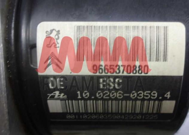 9665370880 Citroën C3 Picasso centralina gruppo pompa ABS