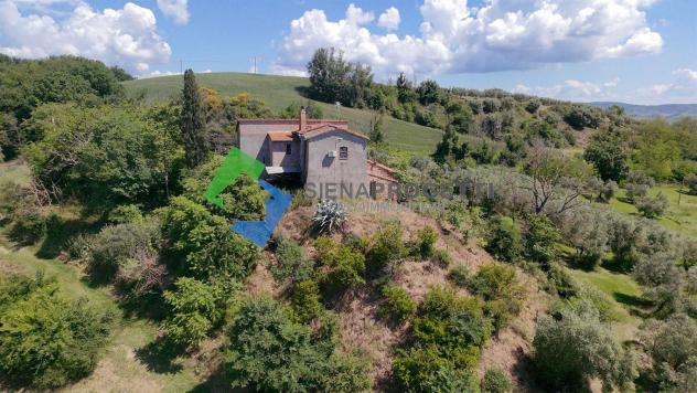 Splendido casale indipendente alle porte di Asciano, nelle crete senesi, Toscana. - Foto 12