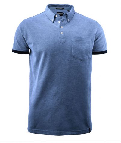 Polo speciali uomo, polo Harvest melange cotone super piquet - Foto 9
