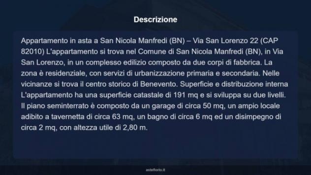 Immobile in asta di 191 m² con più di 5 locali in vendita a San Nicola Manfredi - Foto 8