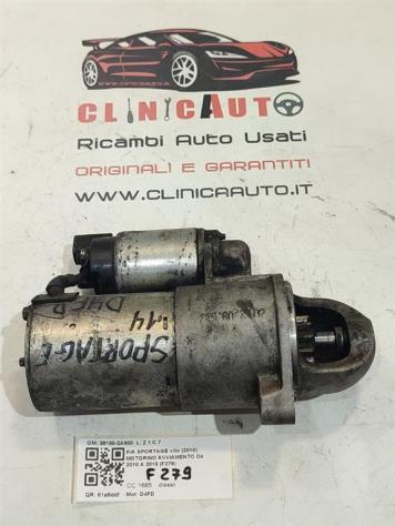 MOTORINO D' AVVIAMENTO KIA Sportage Serie 36100-2A800 D4FD diesel 1685 (1016)
