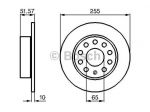 Disco Freno Bosch 0986479099 Seat, Skoda, Vw