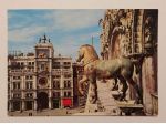 Cartolina non viaggiata Venezia Cavalli Basilica San Marco e Torre dell'Orologio