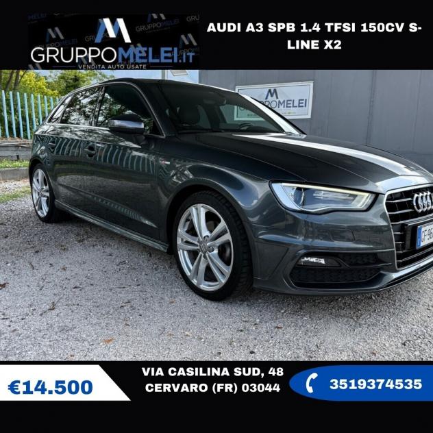 Audi A3 SPB 1.4 TFSI 150CV S-LINE X2