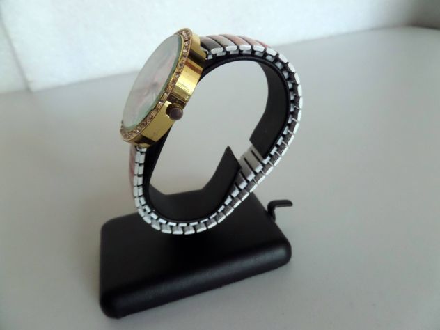 Orologio da polso femminile (rose) cinturino a molla - Foto 3