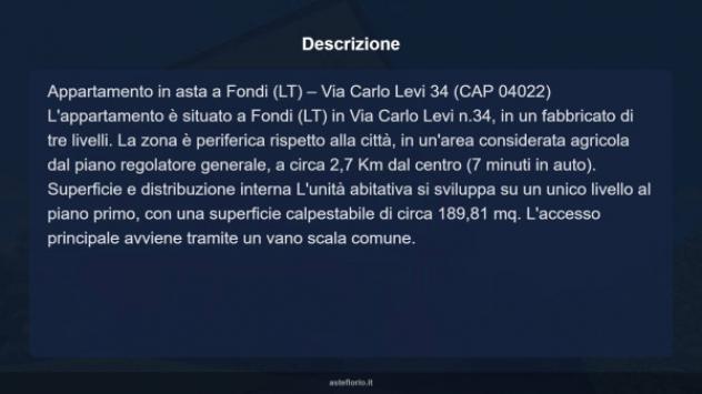 Immobile in asta di 189 m² con più di 5 locali in vendita a Fondi - Foto 16