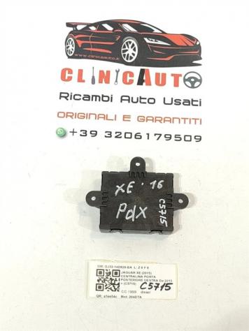 CENTRALINA PORTA POSTERIORE DX JAGUAR XE Serie (X760) GJ32-14D620-BA 204DTA (15) - Foto 2