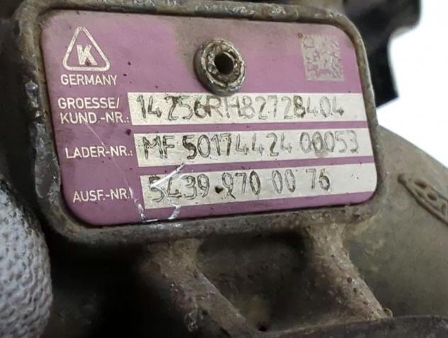 14256RH82728404 TURBINA TURBOCOMPRESSORE RENAULT MEGANE SW 1.5 D 81KW 6M 5P (2010) RICAMBIO USATO - Foto 5