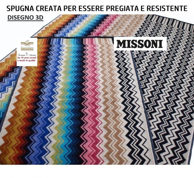 SET SPUGNE BAGNO 5 PEZZI  MISSONI 3 MODELLI - Foto 10