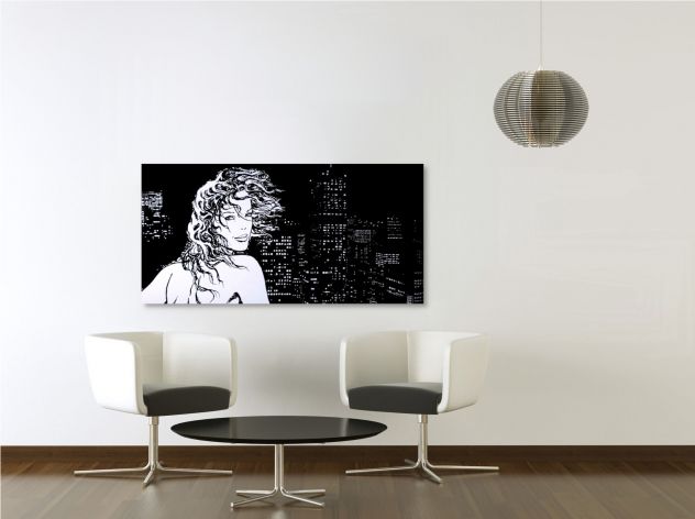 Quadro riproduzione dipinto Milo Manara