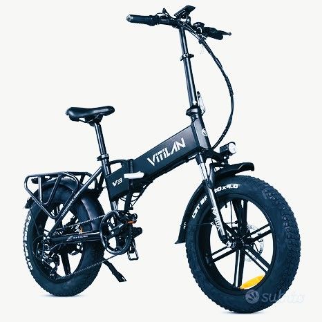FAT BIKE PIEGHEVOLE VITILAN V3 750W 48V 13AH NEW - Foto 2
