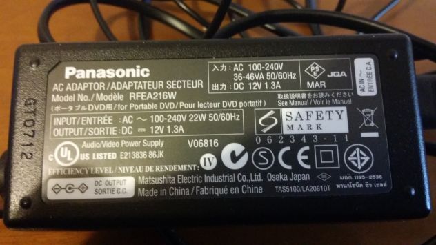 Caricabatterie CASIO e PANASONIC per PC portatili e fotocamera - Foto 2