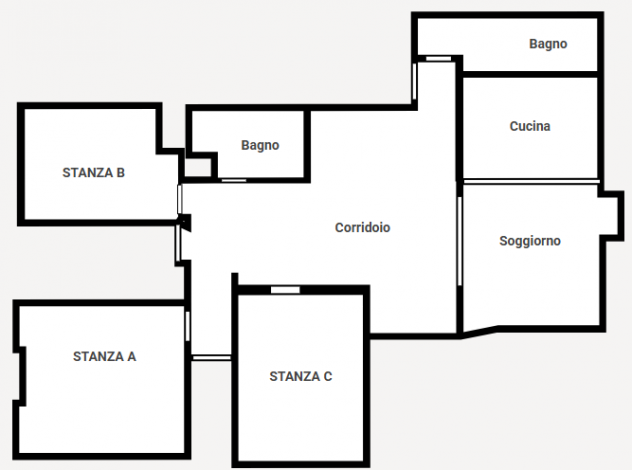 Stanza - Venezia . Rif.: ME-43 A . - Foto 16