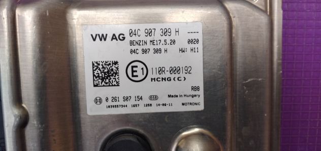 Centralina iniezione VOLKSWAGEN 04C907309H 0261S07154 UP! - Foto 5