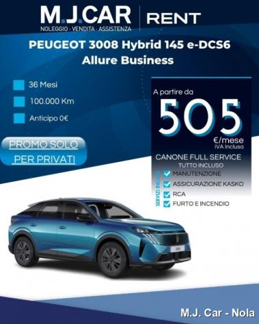 PEUGEOT 3008 Hybrid 145 e-DCS6 Allure Business rif. 23904609