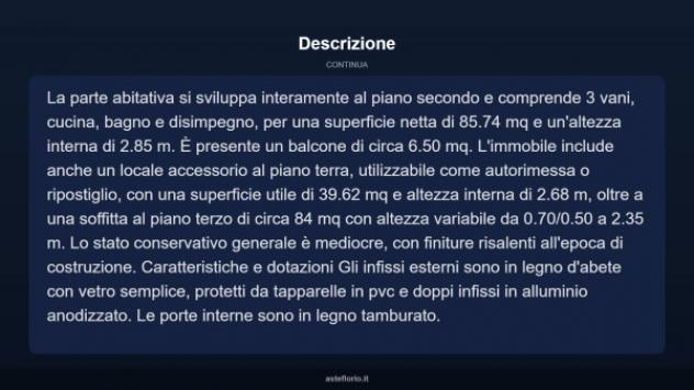 Immobile in asta di 170 m², box auto in vendita a Colli al Metauro - Foto 5
