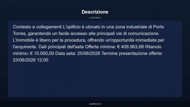 Immobile in asta di 350 m² in vendita a Porto Torres - Foto 4