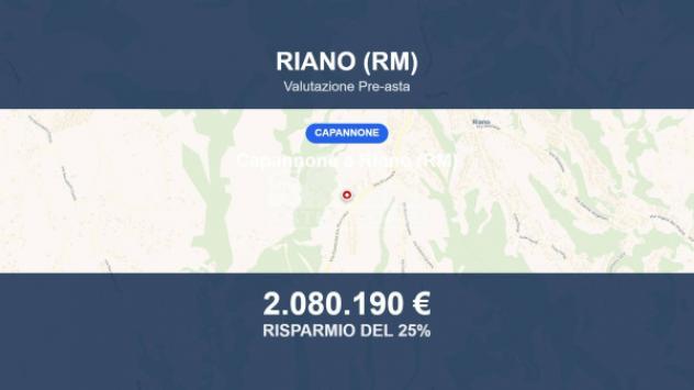 Immobile in asta di 4000 m² in vendita a Riano