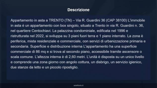 Immobile in asta di 86 m², box auto in vendita a Trento - Foto 17