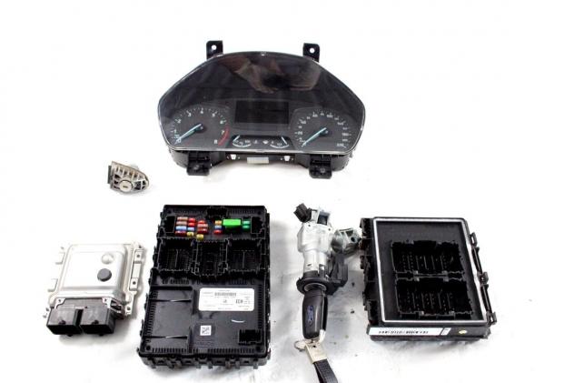 H1B1-12A650-UB KIT ACCENSIONE AVVIAMENTO FORD FIESTA 1.1 B 63KW 5M 5P (2017) RICAMBIO USATO CON CENTRALINA MOTORE, QUADRO STRUMENTI, BLOCCHETTI CON CH - Foto 3