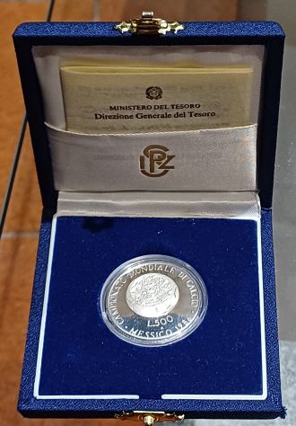 500 Lire Campionato Mondiale di Calcio Messico. - Foto 3