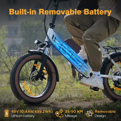 FAT BIKE PIEGHEVOLE BK20 NUOVO - Foto 3