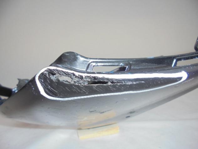 BMW K 1200 R 46637695491 CUPOLINO COVER FARO ANTERIORE K43 04 - 16 FRONT TRIMP PANEL DANNEGGIATA VEDI FOTO - Foto 2