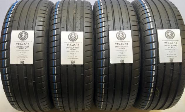 4 GOMME 215 45 18 MICHELIN A68975