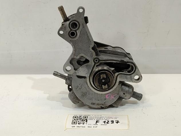 POMPA A VUOTO VOLKSWAGEN Passat Berlina 3° Serie 038145209A AVF diesel 1896 (0005)