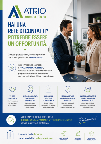 COLLABORAZIONE PARTNER – ATRIO IMMOBILIARE