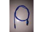 Cavo USB Iphone Blu Intrecciato