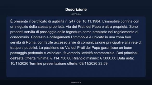 Immobile in asta di 92 m² in vendita a Roma - Foto 4