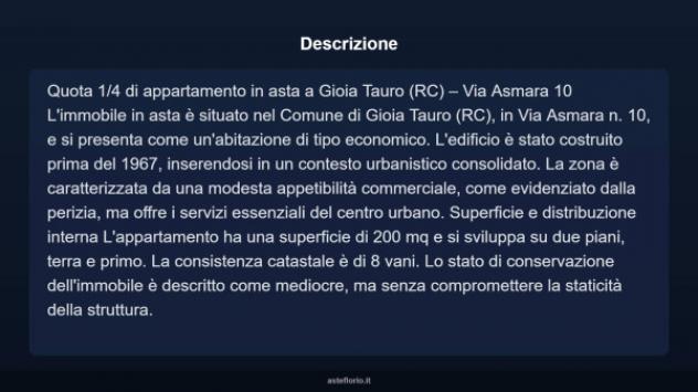 Immobile in asta di 200 m² in vendita a Gioia Tauro - Foto 4