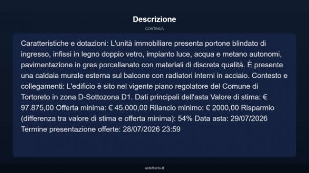 Immobile in asta di 64 m² in vendita a Tortoreto - Foto 13