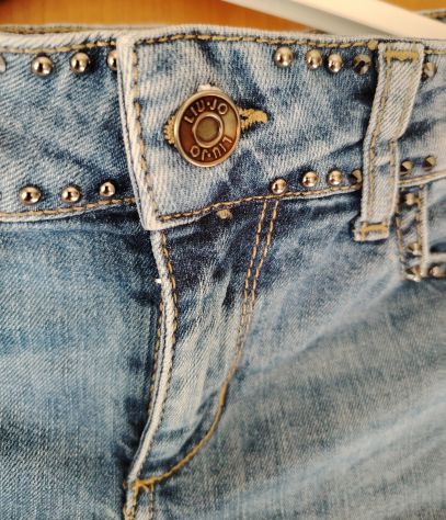 LIU JO Jeans a vita alta Donna Jeans Taglia IT 27 blu stile casual aspetto di se - Foto 4