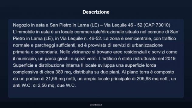 Immobile in asta di 389 m² in vendita a San Pietro in Lama - Foto 4