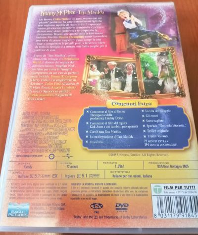 Nanny Mc Phee Tata Matilda - DVD VIDEO FILM - USATO disco singolo - Foto 5