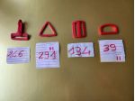 Minuteria in plastica rossa