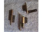 N° 3 VECCHIE CERNIERE IN FERRO PER PORTE IN LEGNO O MOBILI VARI -