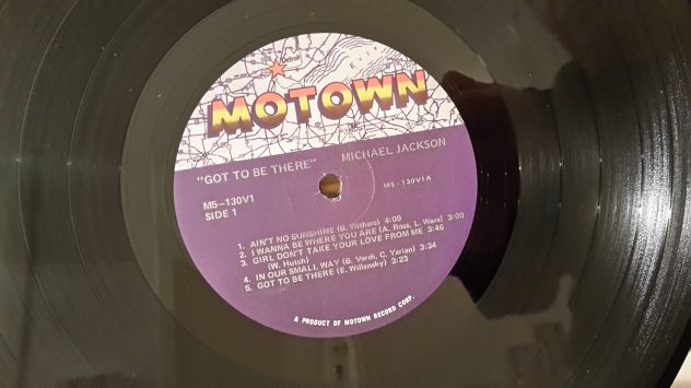 MICHAEL JACKSON, Got To Be There, Prima stampa, Motown Record 24 gennaio 1972. - Foto 4