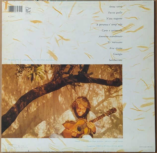 PINO DANIELE -Mascalzone Latino- LP 1989 - Foto 3