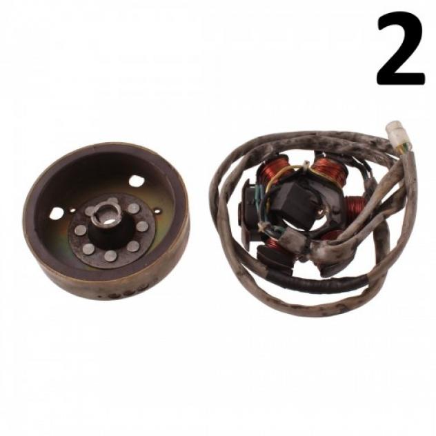Volano con statore per scooter Piaggio NRG Zip Sfera Gilera Typhoon Runner Stalker Typhoon - 830293 - Foto 5