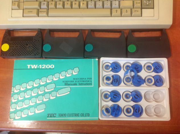 MACCHINA DA SCRIVERE ELETTRONICA TEC TW-1200 ANNO 1987 - Foto 5