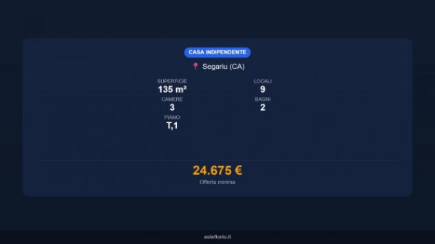 Immobile in asta di 135 m² in vendita a Segariu - Foto 17