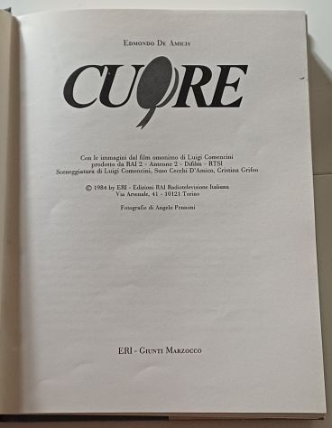 Cuore di Edmondo De Amicis, pubblicato nel 1984 da ERI-Giunti Marzocco - Foto 2