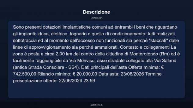 Immobile in asta di 595 m² in vendita a Monterotondo - Foto 8