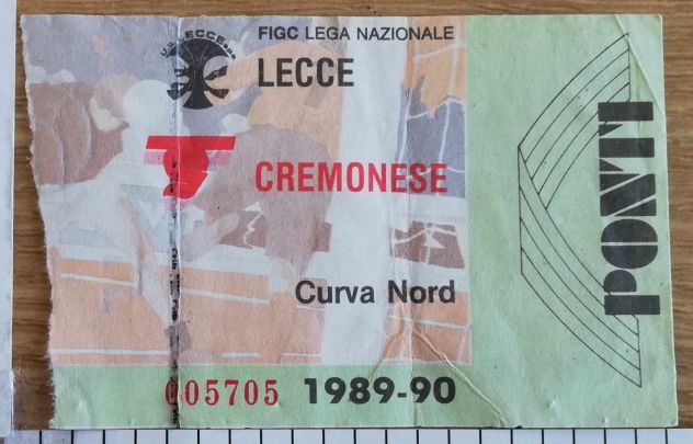 Biglietto stadio: Como - Riserva B campionato 1990-91 Serie C1 - Foto 10