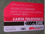 SCHEDA TELEFONICA ITALIA 76
