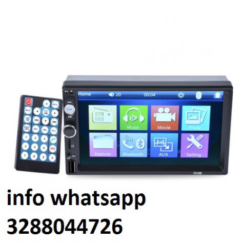 7" 2 DIN AUTORADIO TOUCH SCREEN BLUETOOTH MP5 MP3 STEREO