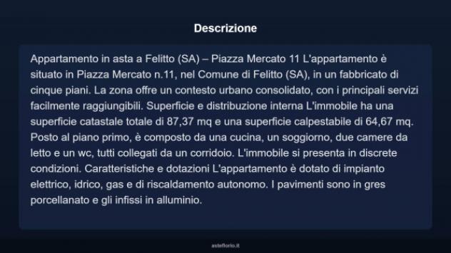 Immobile in asta di 87 m² in vendita a Felitto - Foto 4